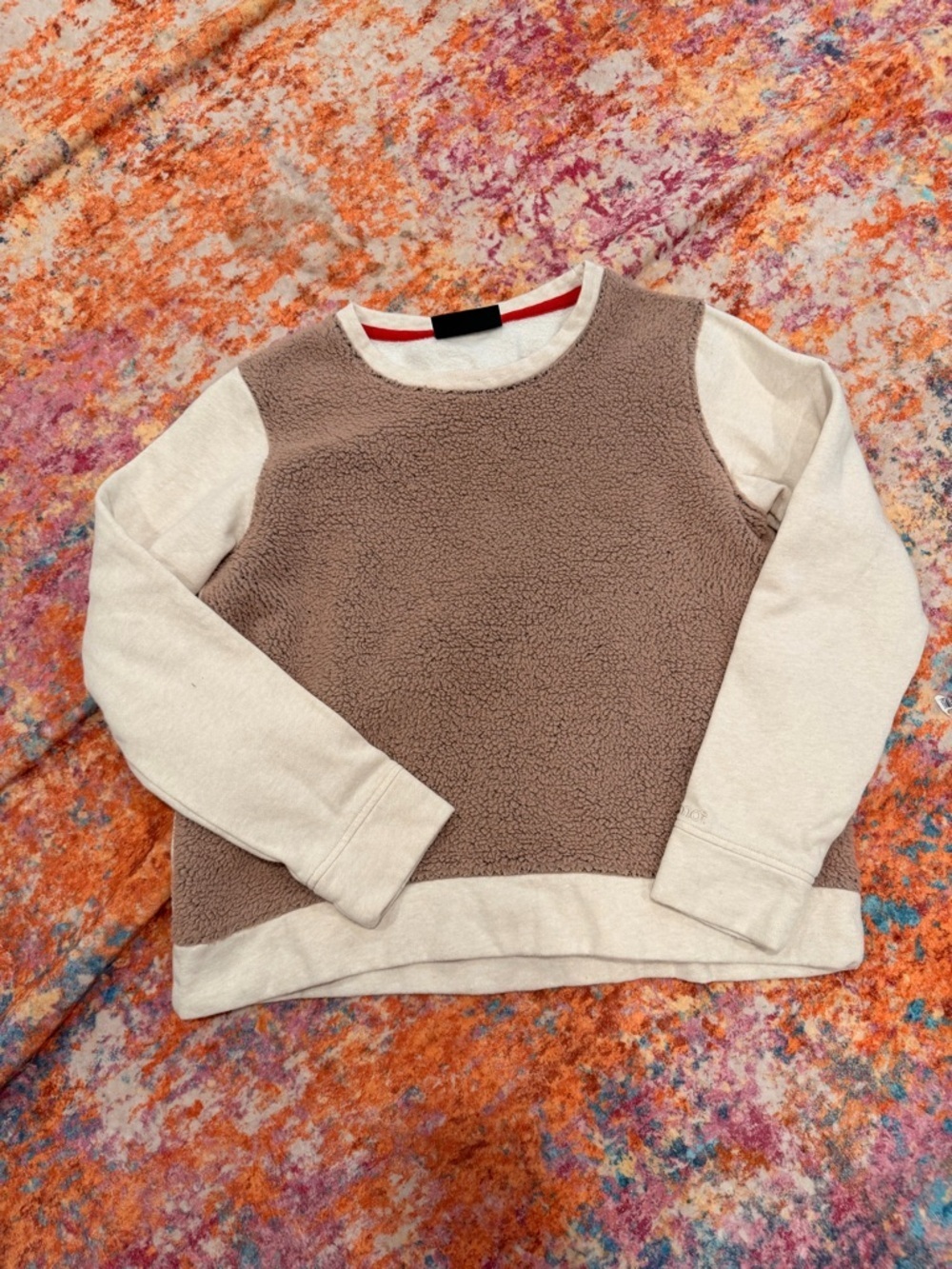 Marmot Sherpa Fleece Colorblock Pullover Sweatshirt Women’s Medium